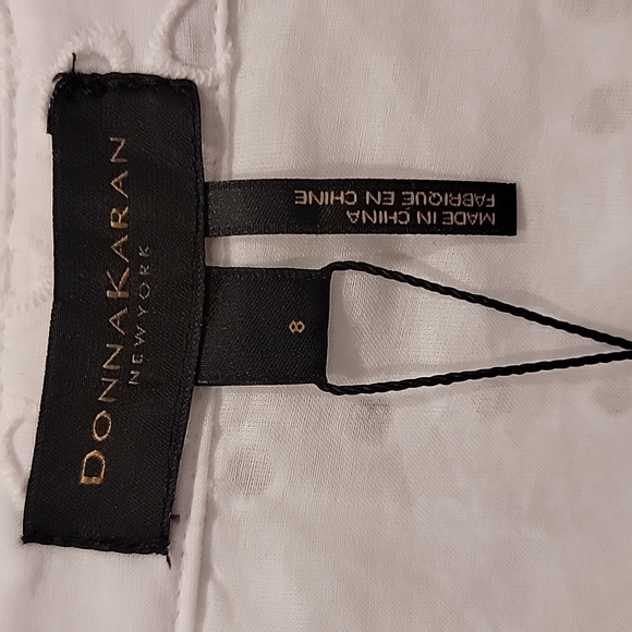 NWT Donna Karan Seaside Eyelet Cutout Dress - Picture 5 of 11